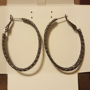 Metallic earrings